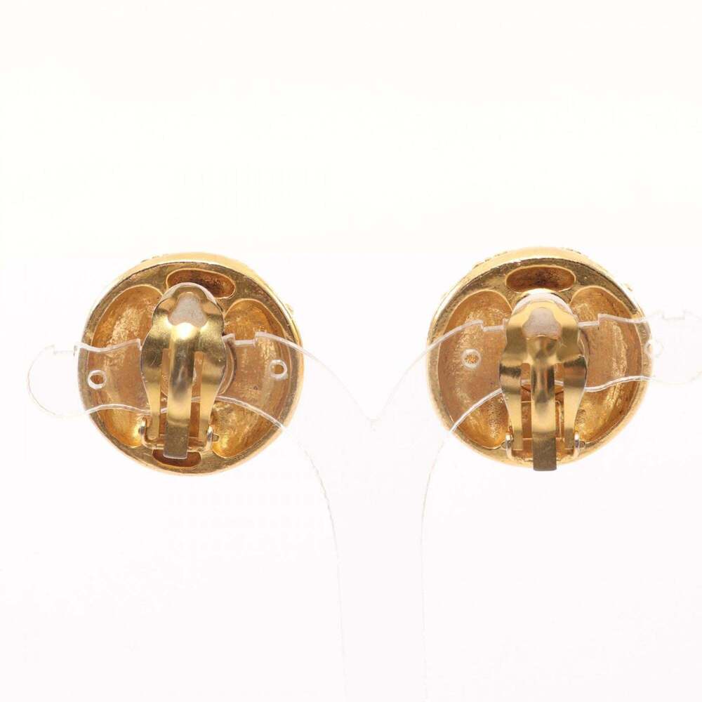 CHANEL Authentic White Logo Earrings - Picture 3 of 7